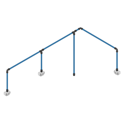 Sealey CASKIT3 Speedfit® 18m 3-Drop Air Supply System Kit