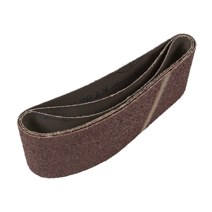 Sealey Sanding Belts, 100 x 610mm 24Grit - Pack of 3, CB16124/3