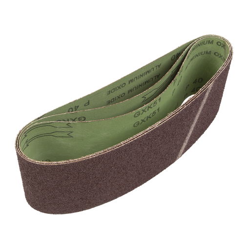 Sealey Sanding Belts, 100 x 610mm 40Grit - Pack of 3, CB16140/3