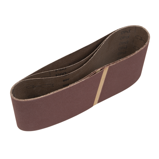 Sealey Sanding Belts,100 x 610mm - Assorted - Pack of 3, CB161A/3