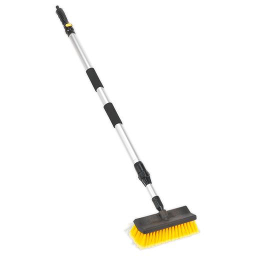 Sealey CC50 Large Angled Flo-Thru Brush with 1.7m Telescopic Handle