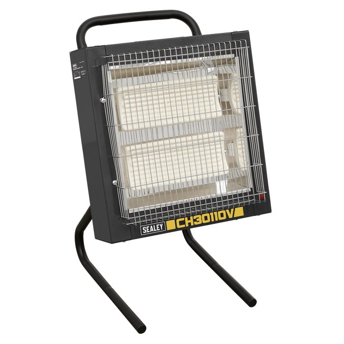 Sealey CH30110V Ceramic Heater 1.2/2.4kW - 110V, Ex-Showroom, Grade B, 6 Months Warranty