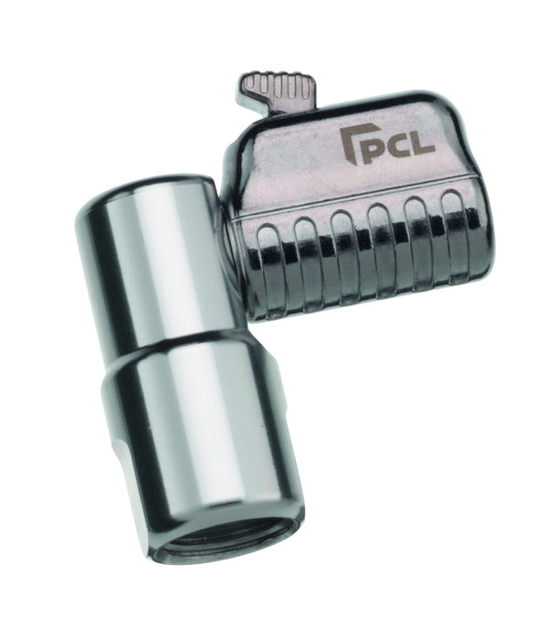 PCL CH4A01 Tyre Valve Connector, Angled, Swivel, Female Thread Rp 1/4, Open End