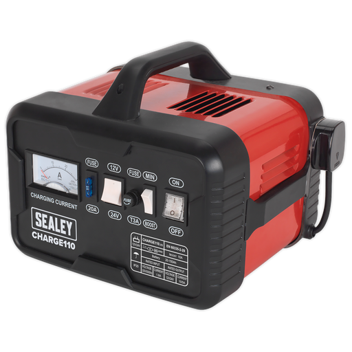 Sealey CHARGE110 Battery Charger 14Amp 12V/24V 230V