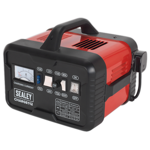 Sealey CHARGE112 Battery Charger 16A 12/24V 230V