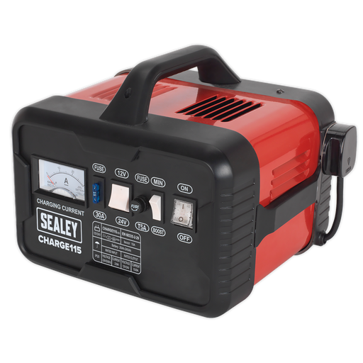 Sealey CHARGE115 Battery Charger 19Amp 12V/24V 230V