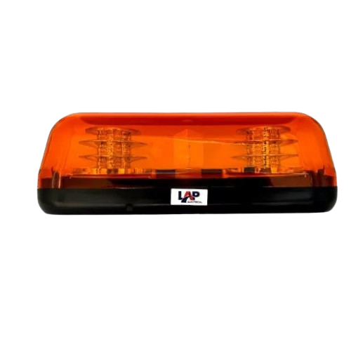 Mini Lightbar - 48 LEDs, 400mm Length, Amber Lens, 10-30V - LAP Electrical - CLBT162A/TB