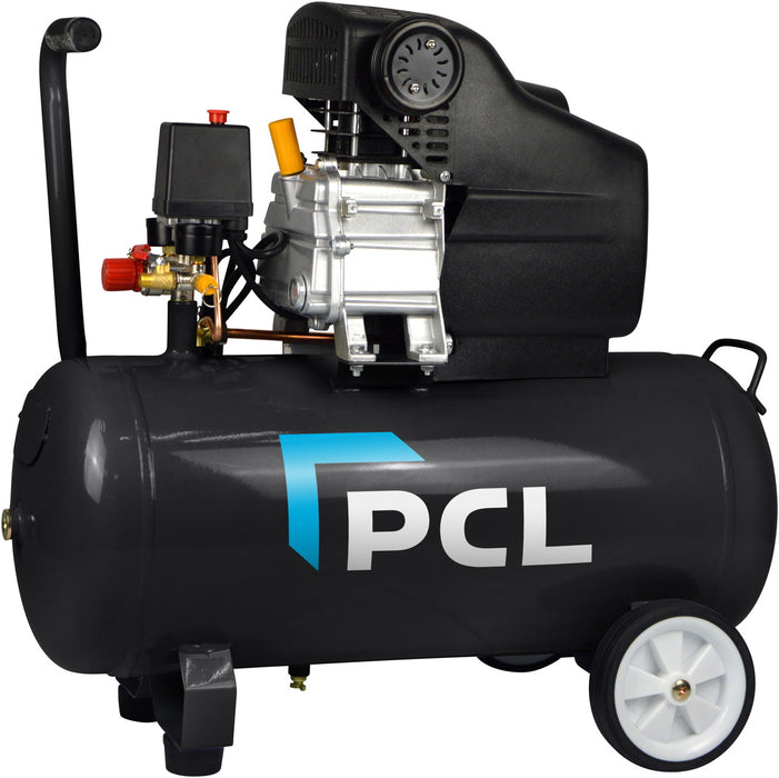PCL CM2550D/EU 50L 2.5HP DD Compressor 8 bar 206 l/min with European P ...