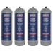 Welding Disposable Carbon Dioxide Gas Cylinder 1.3kg - Pack of 4, CO21KGD4, Sealey