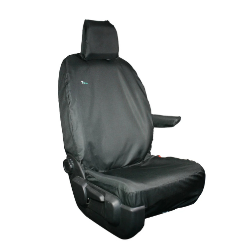 Seat Cover For Citroen Dispatch III 2016 Onwards, Driver Seat, Black, Town & Country - CP01BLK