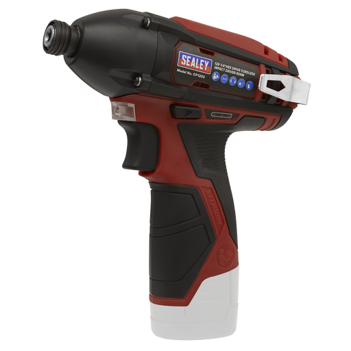 Sealey CP1203 Cordless Impact Driver 1/4"Hex Drive 80Nm 12V SV12 Series - Body Only