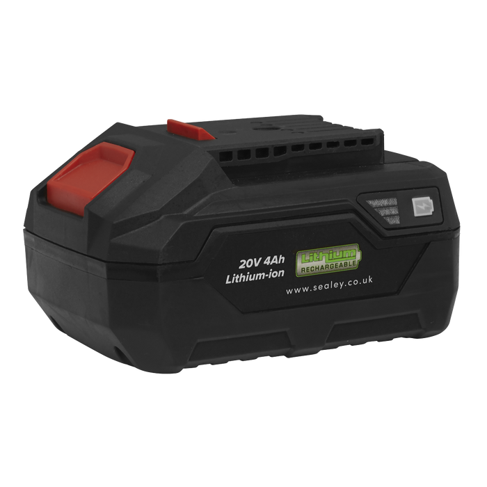 Sealey CP20VBP4 Power Tool Battery 20V 4Ah SV20 Series Lithium-ion