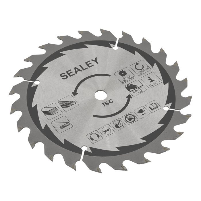 Sealey CP20VCS.03 Cut-Off Saw Blade Ø150 x 1.6mm/Ø10mm 24tpu