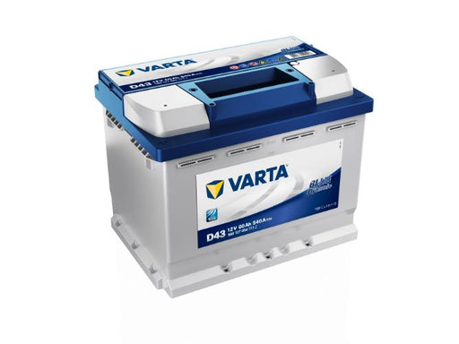D43 Varta Blue Dynamic Car Battery 12V 60Ah - 560127054 Type 078, 4 Years Warranty