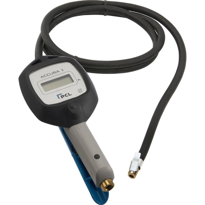 PCL DAC1A08 ACCURA 1 Tyre Inflator 0-174 psi, 1.8m Hose Euro Connector