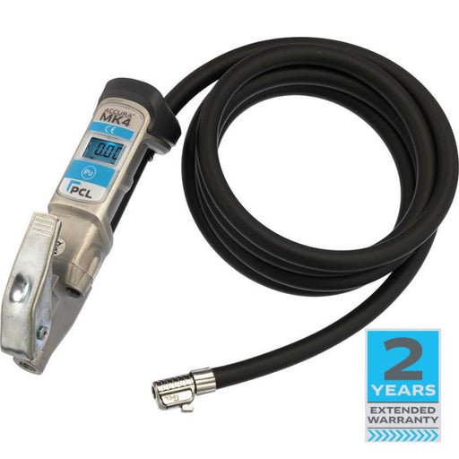 PCL DAC4061 ACCURA MK4 Tyre Inflator 2.7m Hose Single Clip-on Connector