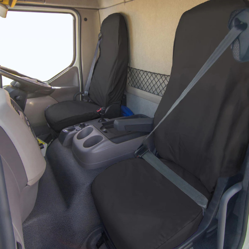 Seat Cover For DAF LF Single Passenger With Integral Seat Belt - Grey WSL, Town & Country - DAF04GRY