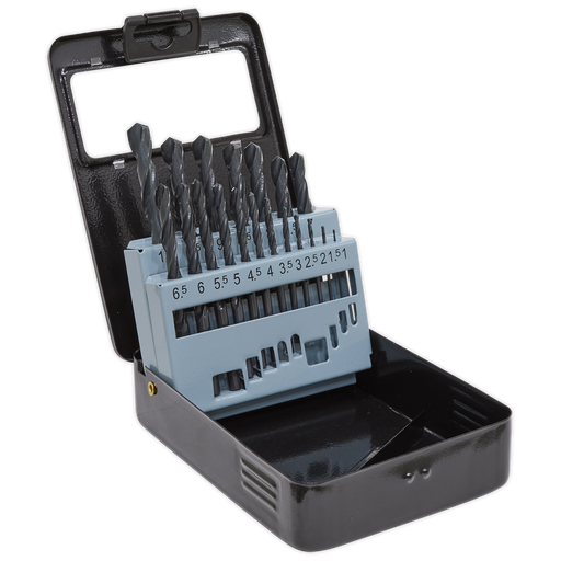 Sealey DBS19RF HSS Roll Forged Drill Bit Set 19pc 1-10mm