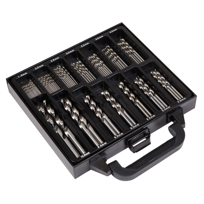 Sealey DBS99FG Drill Bit Set Fully Ground 99pc