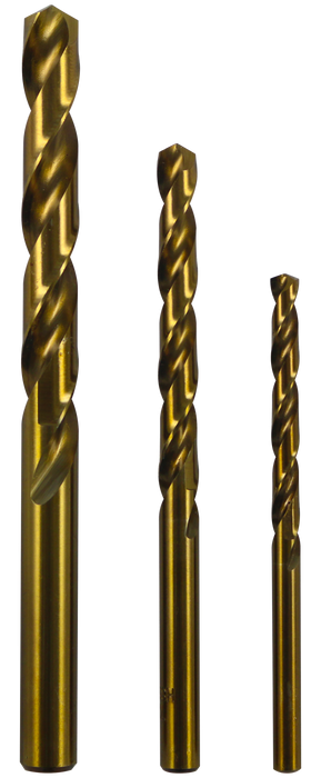 Abracs 13.0mm Tin Coated HSS Drill Bit - 5(Pcs) Pack of 1, DBT13005