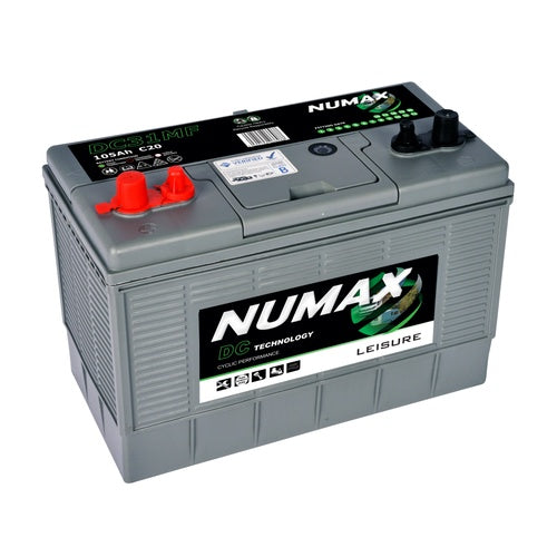 DC31MF Numax Dual Leisure battery 12V 105Ah, 2 Years Warranty