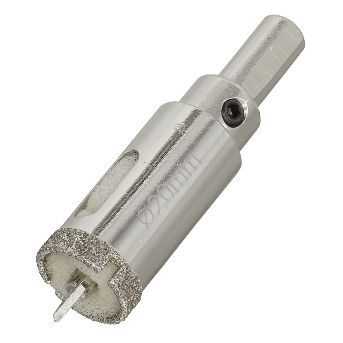 Sealey DHS20 Electroplated Diamond Hole Saw Ø20mm