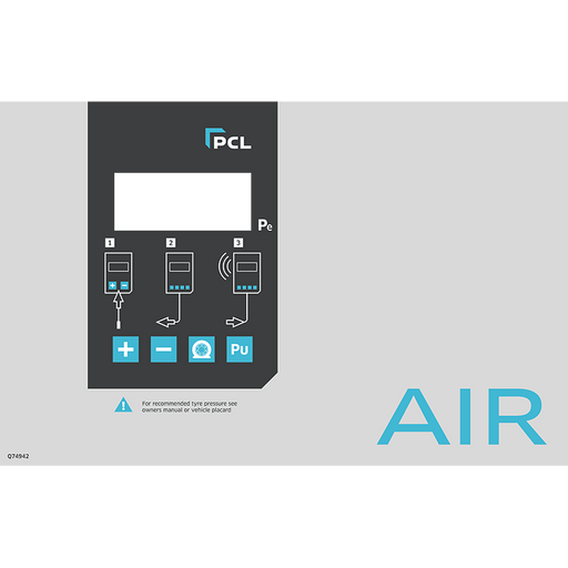 PCL DSQ74942 Spare D10 Decal, New PCL Light Grey, Quantum