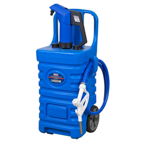 Sealey DT55BCOMBO1 Mobile Dispensing Tank 55L with AdBlue® Pump - Blue, Re-Boxed, Grade A, 12 Months Warranty