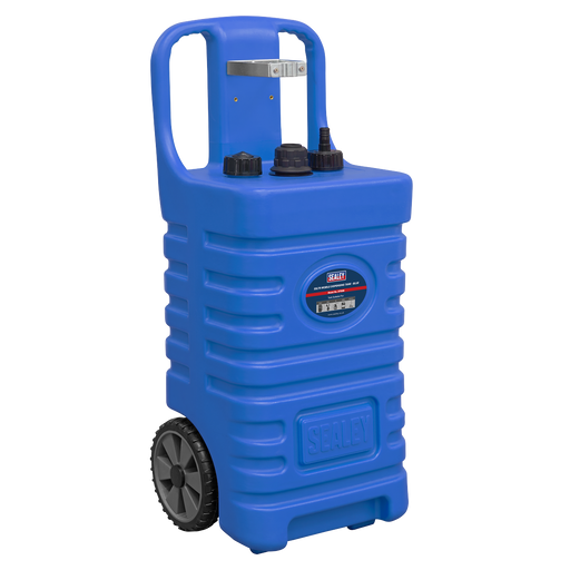 Sealey DT55B Mobile Dispensing Tank - Blue 55ltr, Re-Boxed, Grade A, 12 Months Warranty