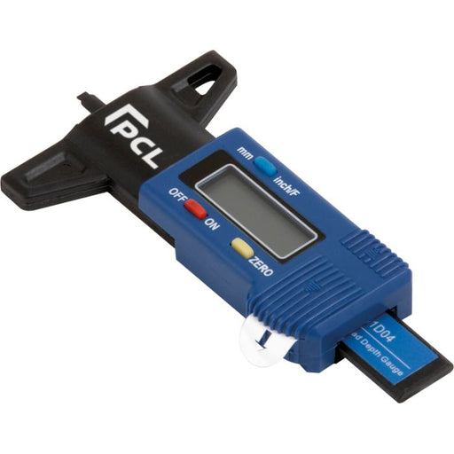 PCL DTDG1D04 Digital Tyre Tread Depth Gauge 0-25mm / 0-1"