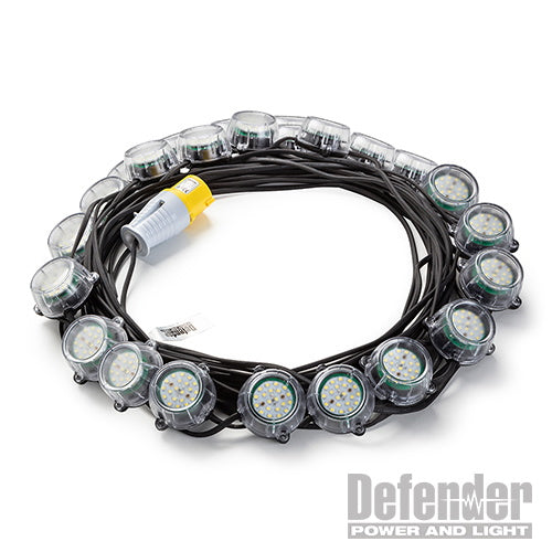 Defender 120W Heavy Duty LED Encapsulated Festoon Lights String Lights 50m - E89355
