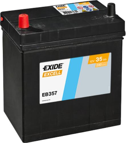 Exide EB357 Excell Car Battery (EX55) -12V 35Ah, 4 Years Warranty
