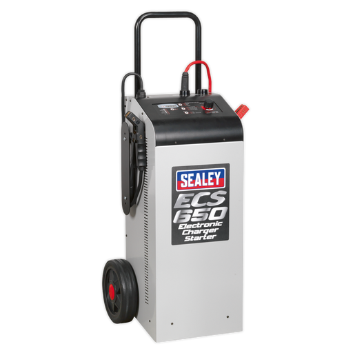 Sealey ECS650 Electronic Charger Starter 100/650A 12/24V, Refurbished, Grade C, 6 Months Warranty