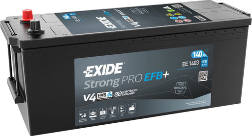 Exide EE1403 Strong PRO EFB+ Commercial Battery -12V 140Ah, 2 Years Warranty