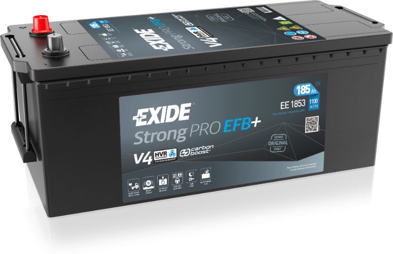 Exide EE1853 Strong PRO EFB+ Commercial Battery -12V 185Ah, 2 Years Warranty