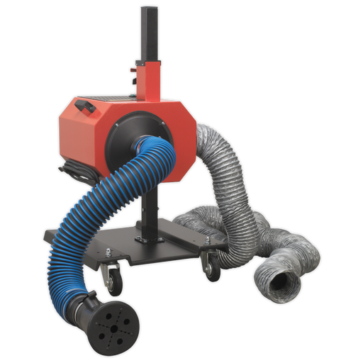 Sealey EFS/93 Exhaust Fume Extractor with 6m Ducting, Re-Boxed, Grade A, 12 Months Warranty