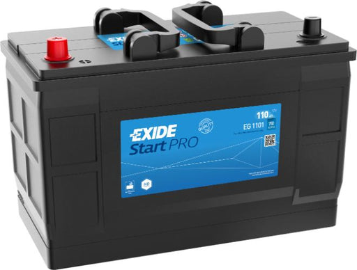 Exide EG1101 W664SE Start PRO Heavy Duty Commercial Professional Battery -12V 110Ah, 2 Years Warranty
