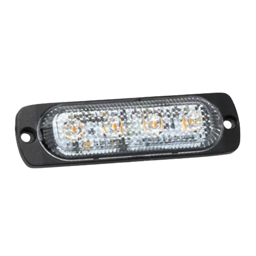 Strobe - Slimline 4 Amber Colour LEDs, 99mm Length, 10-30V, LAP Electrical - ELED4A