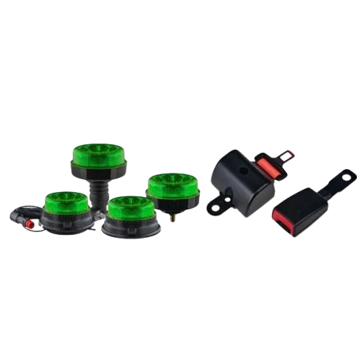 Beacon - Green Colour with, LAP912 Seat Belt, 10-30V, LAP Electrical - ELPB020G/912