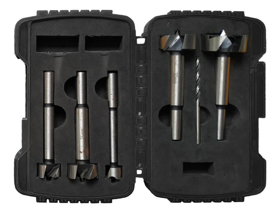 Abracs 5pc Forstner Bit Set Pack of 1, FBSET5