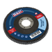 Sealey Flap Disc Zirconium, Ø115mmØ22mm Bore 60Grit, FD11560