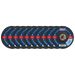 Sealey Assorted Grit Flap Discs Zirconium Ø115mm,Ø22mm Bore - Pack of 10, FD115MIX