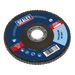 Sealey Flap Disc Zirconium, Ø125mmØ22mmBore 80Grit, FD12580