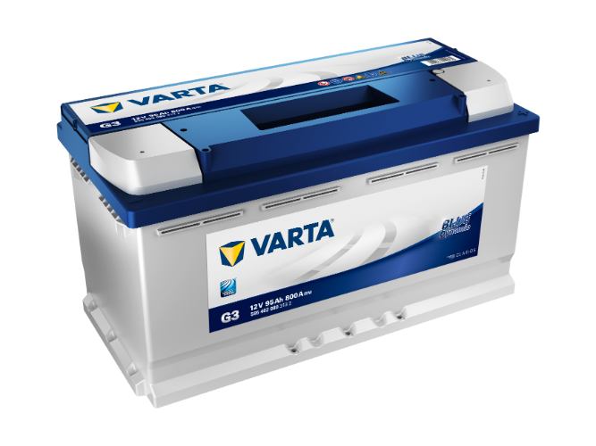 G3 Varta Blue Dynamic Car Battery 12V 95Ah - 595402080 - 017 019, 4 Years Warranty