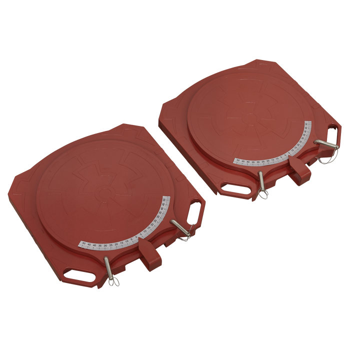 Refurbished Sealey GA44 Steering Turntables - Pair - 4000kg Capacity, ±55°