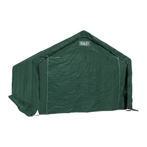 Sealey GCP03 Car Port Shelter 4 x 8 x 3.05m - UV Resistant 3-Layer PE, Re-Boxed, Grade A, 12 Months Warranty