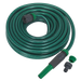 Water Hose 15m with Fittings, GH15R/12, Sealey