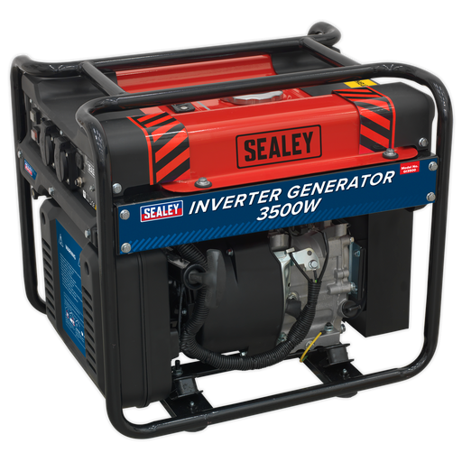 Sealey GI3500 Inverter Generator 3500W 230V 4-Stroke Engine