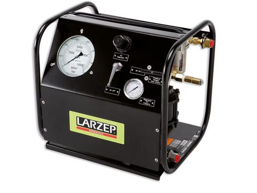 Larzep HAP0180, Air Driven Hydrotest Pump, 180 bar Operating Pressure with Air at 6.9 bar, Operate with water or oil