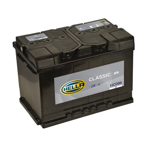 Hella HC096 Classic Car Battery 12V 70Ah Type 096, 3 Years Warranty